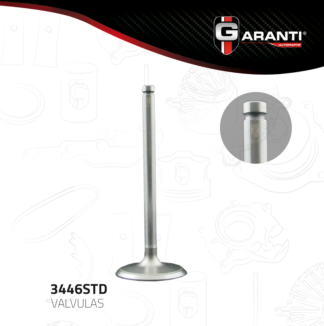 Valvula Admision Garanti 3446STD