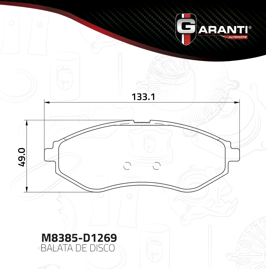 Balata Garanti M8385-D1269