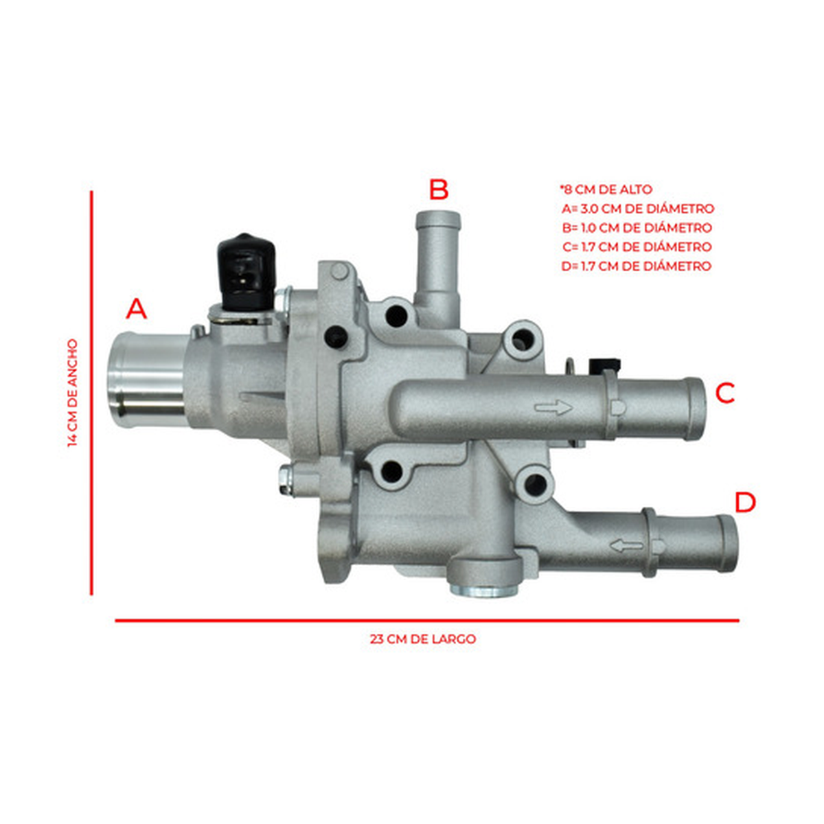 Toma de agua con termostato y sensor US Parts 100-021