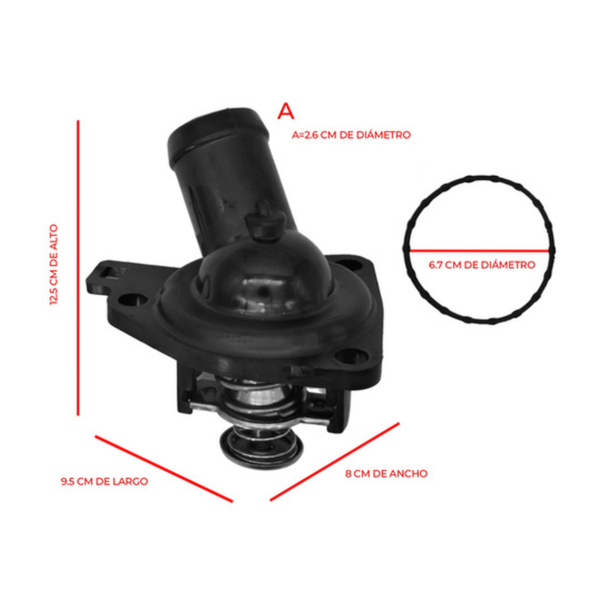 Toma de agua con termostato US Parts 100-036