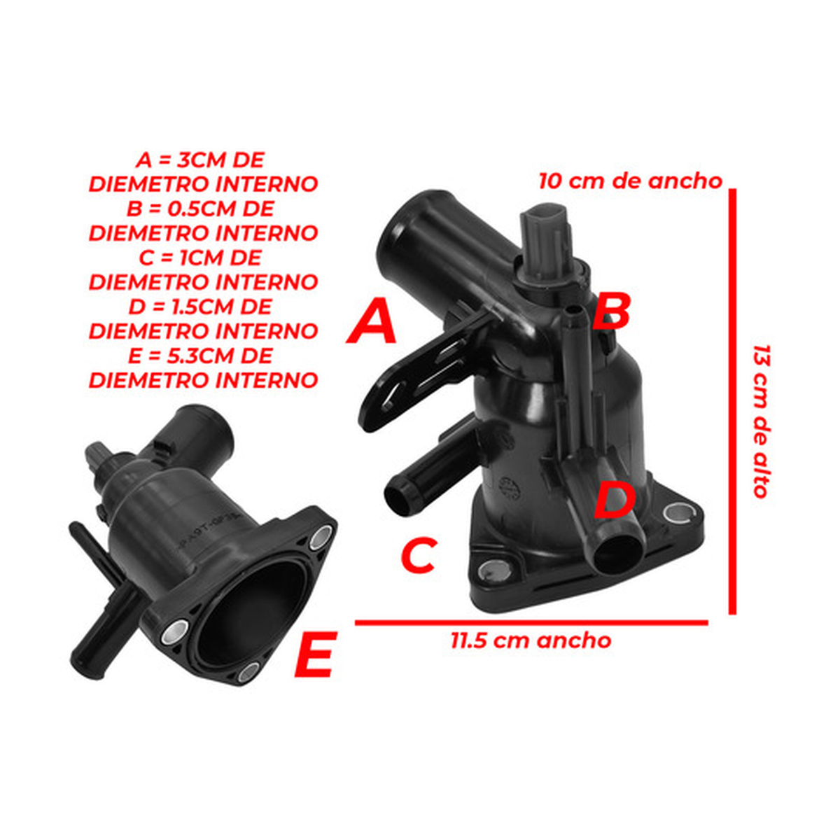 Toma de agua con termostato y sensor US Parts 100-040