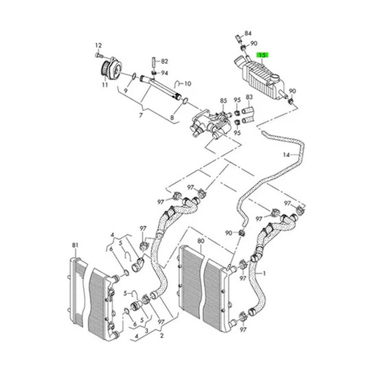 Toma de agua US Parts 100-050