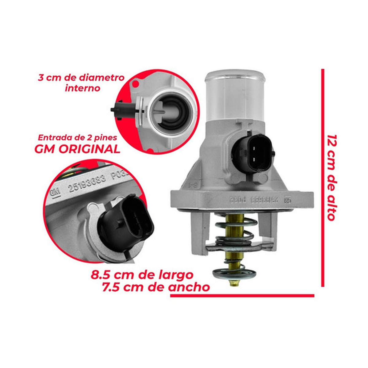Termostato refrigerante US Parts 100-120