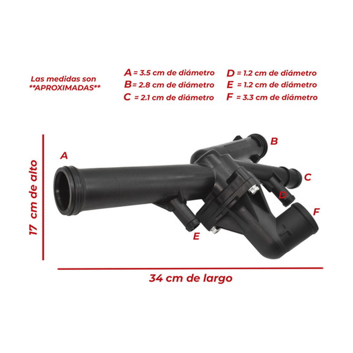 Toma de agua con termostato US Parts 100-122