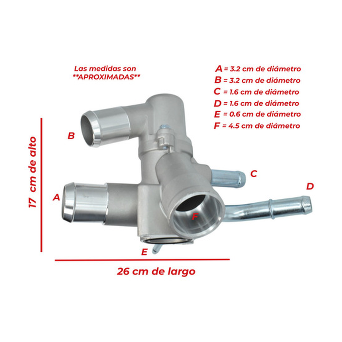Toma de agua con termostato US Parts 100-126