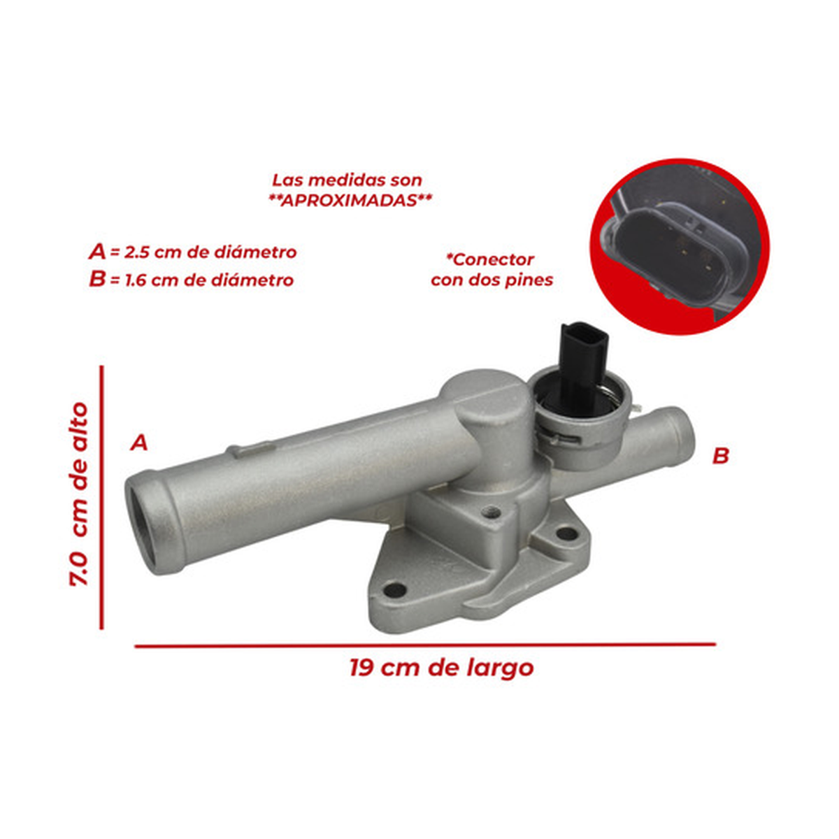 Toma de agua con termostato y sensor US Parts 100-156