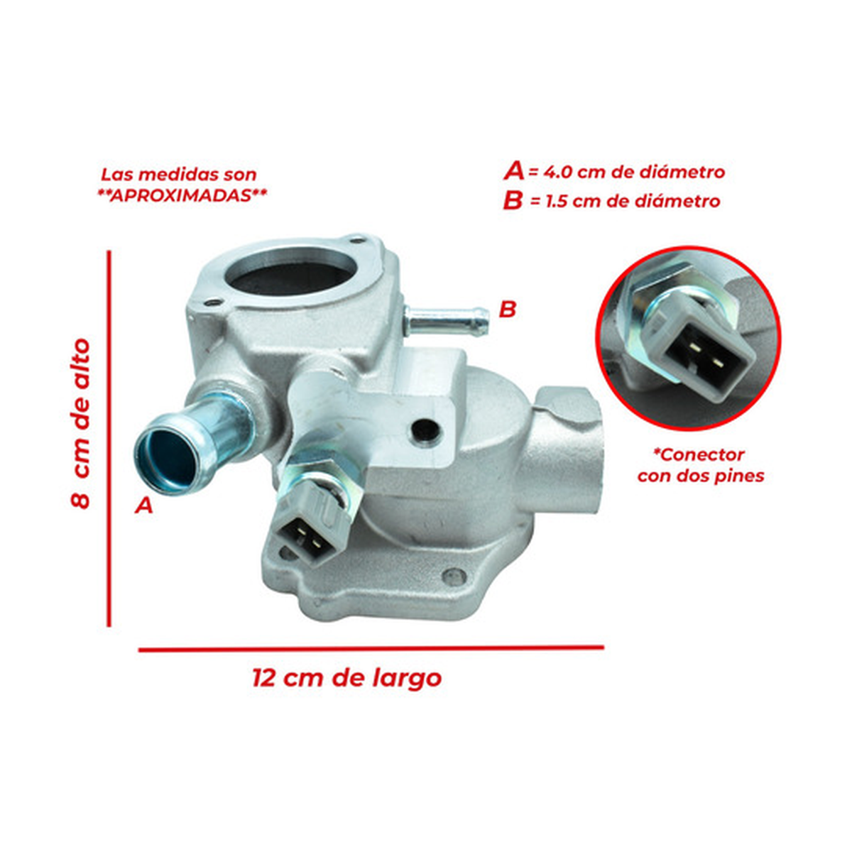 Toma de agua con termostato incluido US Parts 100-184