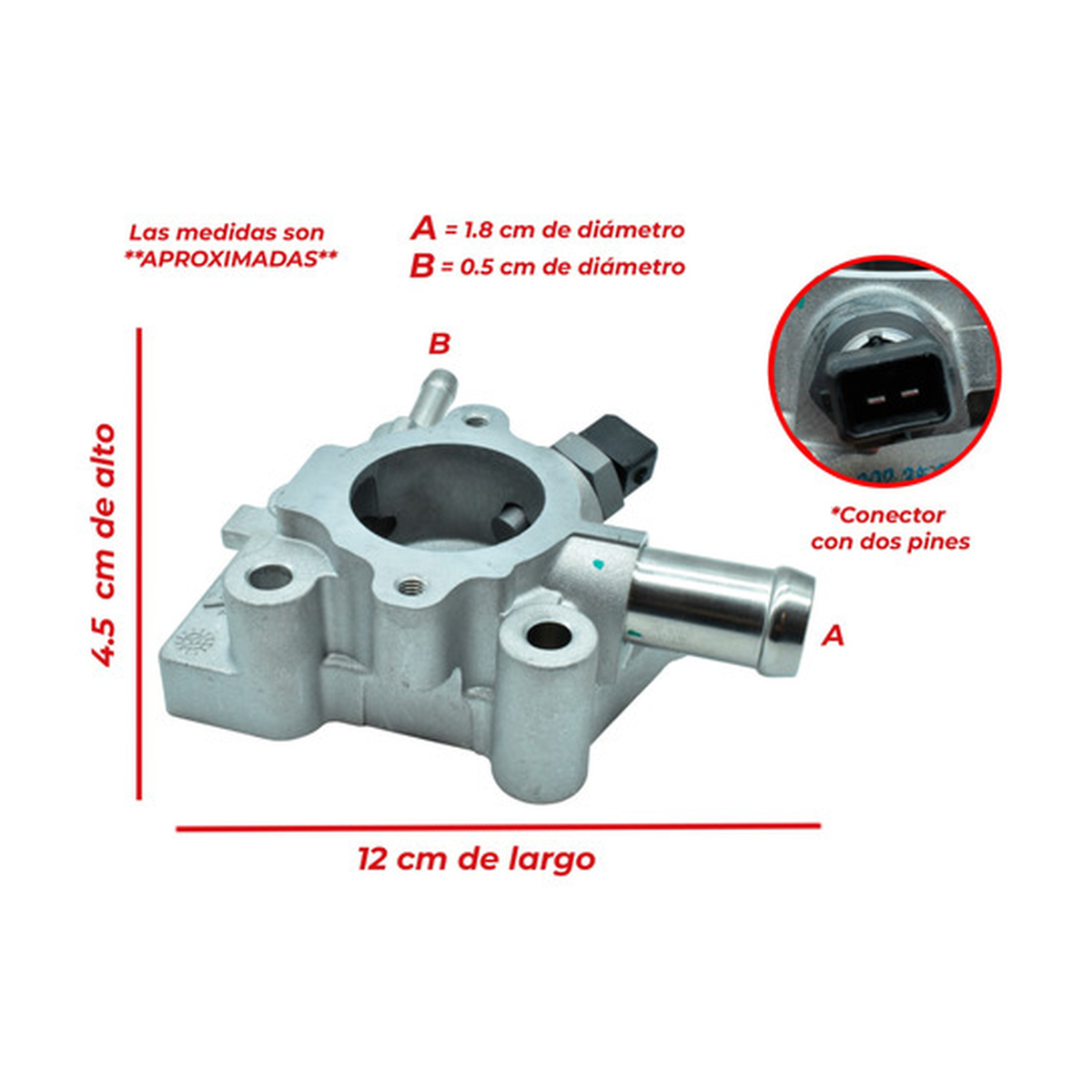 Toma de agua housing de termostato US Parts 100-191