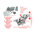 Toma de agua housing termostato con sensor platina 01-09 US Parts 100-210