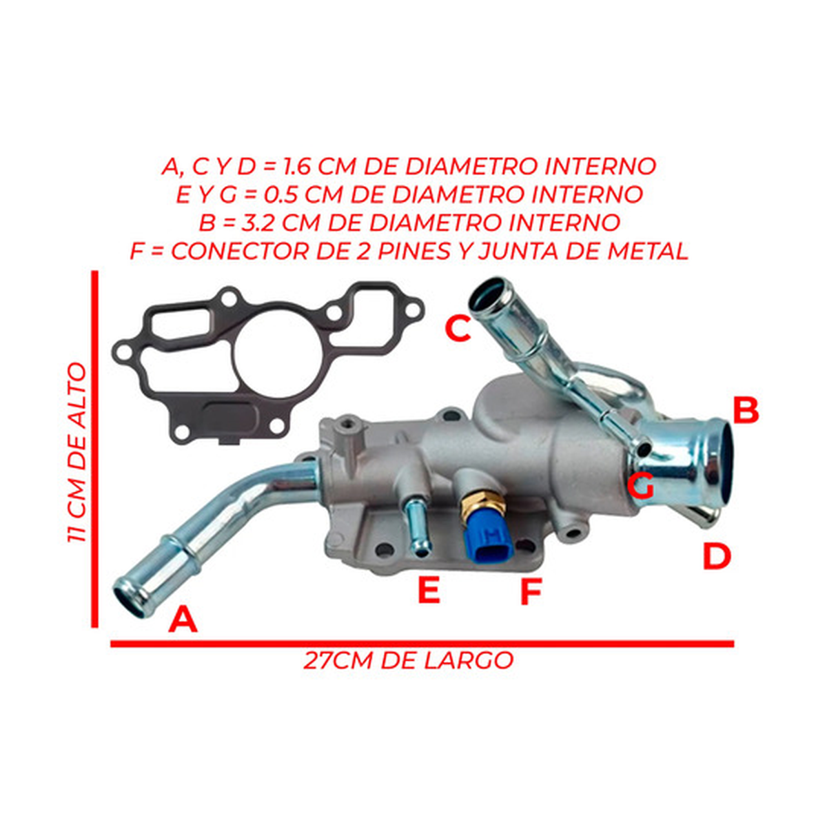Toma de agua US Parts 100-224