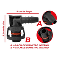 Conector manguera cuerpo de aceleracion US Parts 120-000