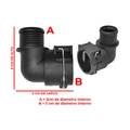 Conector manguera calefaccion entrada sonic 1.6 12 17 trax US Parts 120-006