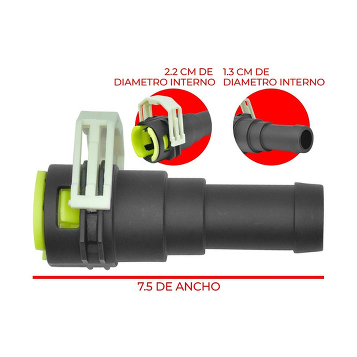 Par conectores tubos calefaccion mazda2 cx-7 cx-9 US Parts 120-008