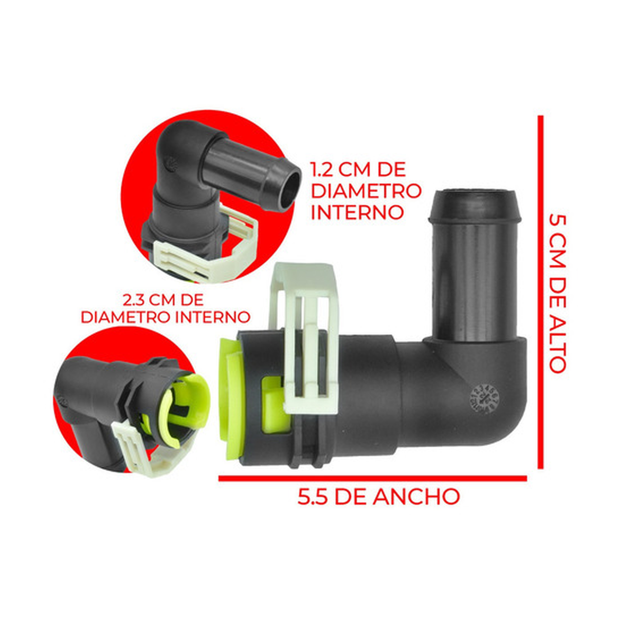 Toma conector calefaccion US Parts 120-009