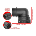 Conector manguera radiador inferior US Parts 120-010