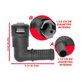 Conector calefaccion 5/8 US Parts 120-014