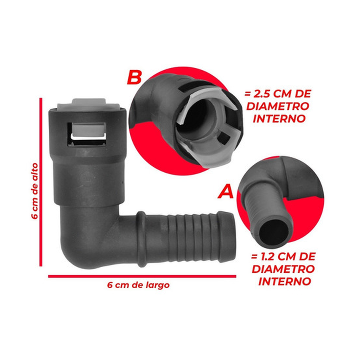 Conector calefaccion 5/8 US Parts 120-014