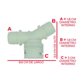 Conector manguera calefaccion salida US Parts 120-020