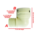 Conector radiador superior para US Parts 120-022