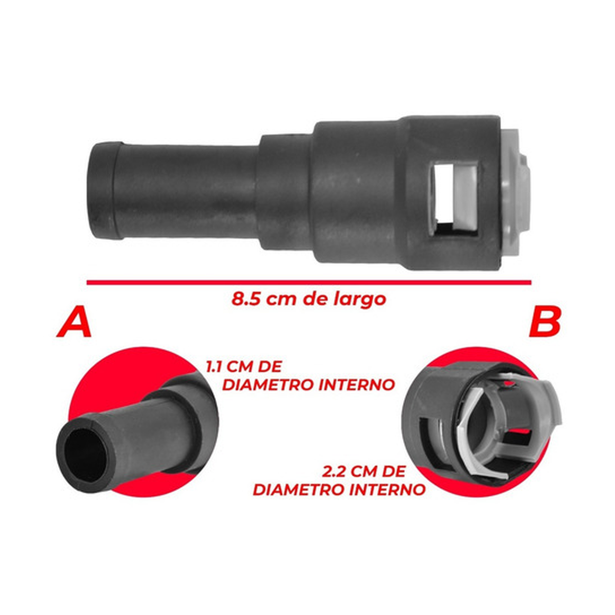 Conector calefaccion 5/8 US Parts 120-027