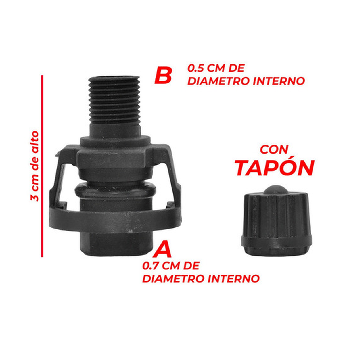 Conector tapon de deposito para US Parts 120-030