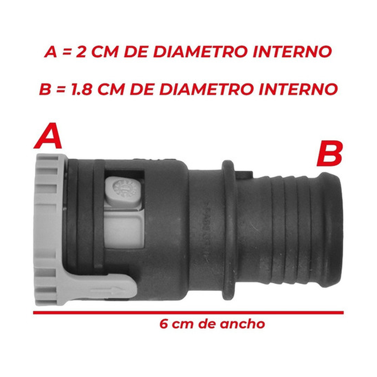 Conector calefacción entrada-salida US Parts 120-037