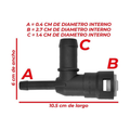 Conector manguera calefacción US Parts 120-039
