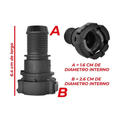 Conector manguera calefaccion salida figo y ecosport 18-22 US Parts 120-042