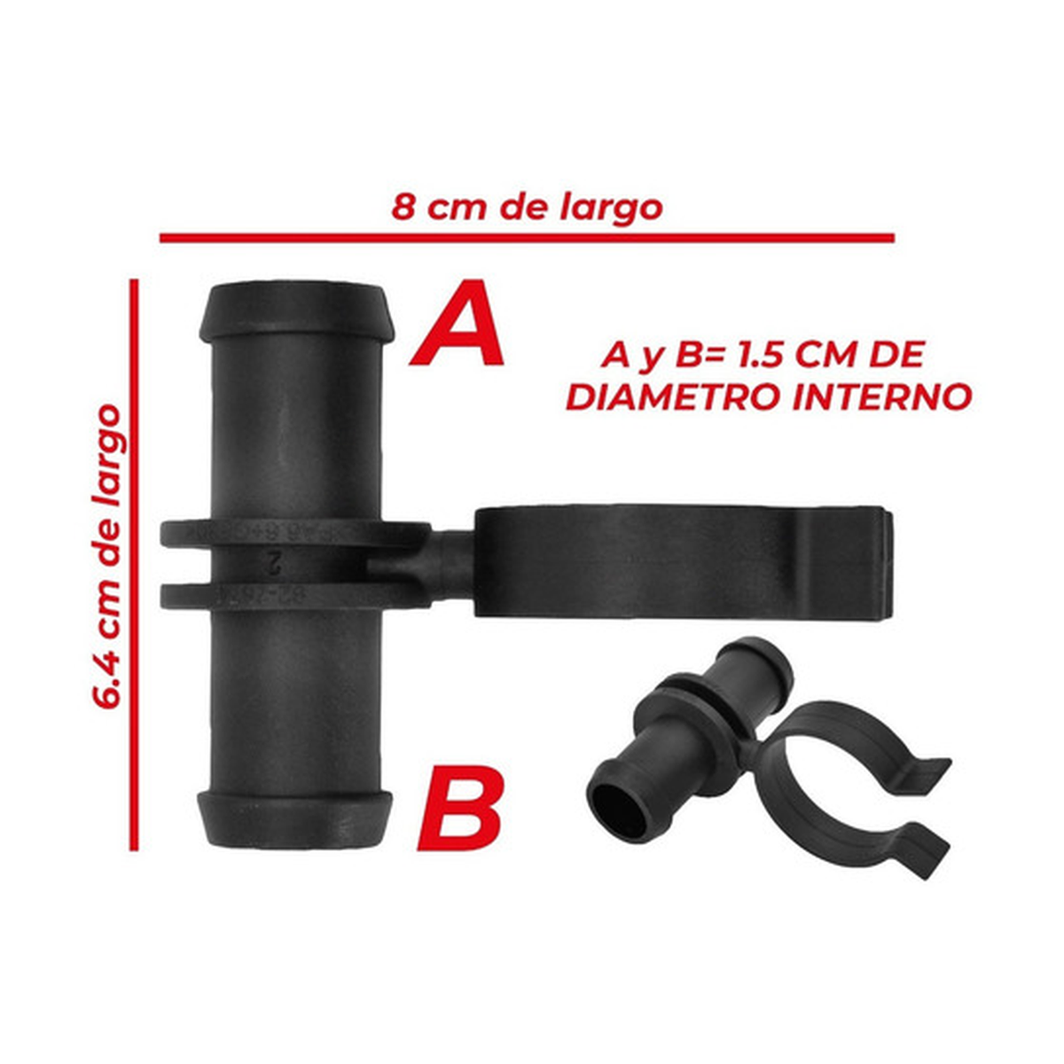 Conector manguera calefaccion US Parts 120-044