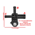 Conector refrigeración 3 salidas US Parts 120-045