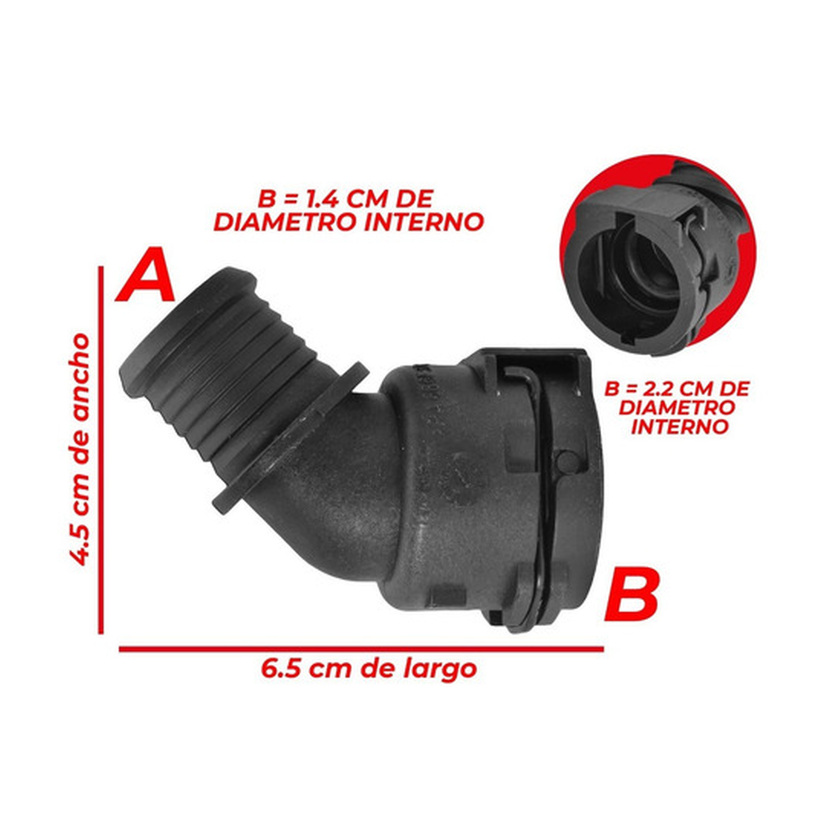 Conector calefacciónford escape 2.0l y 2.5l 2013-2019 US Parts 120-046