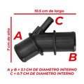 Conector manguera radiador US Parts 120-053
