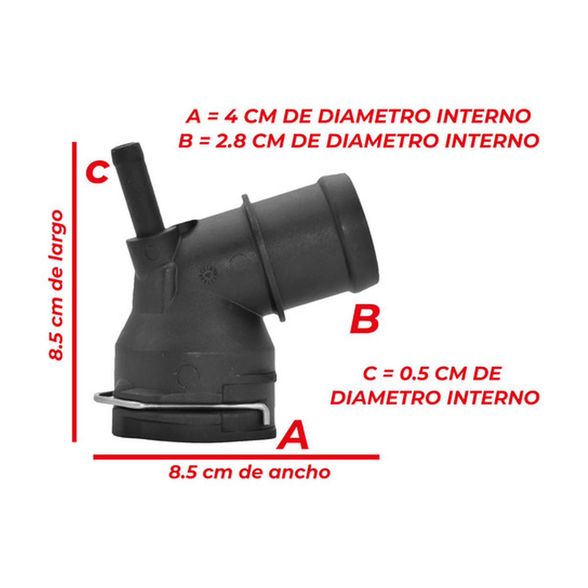 Conector radiador US Parts 120-070