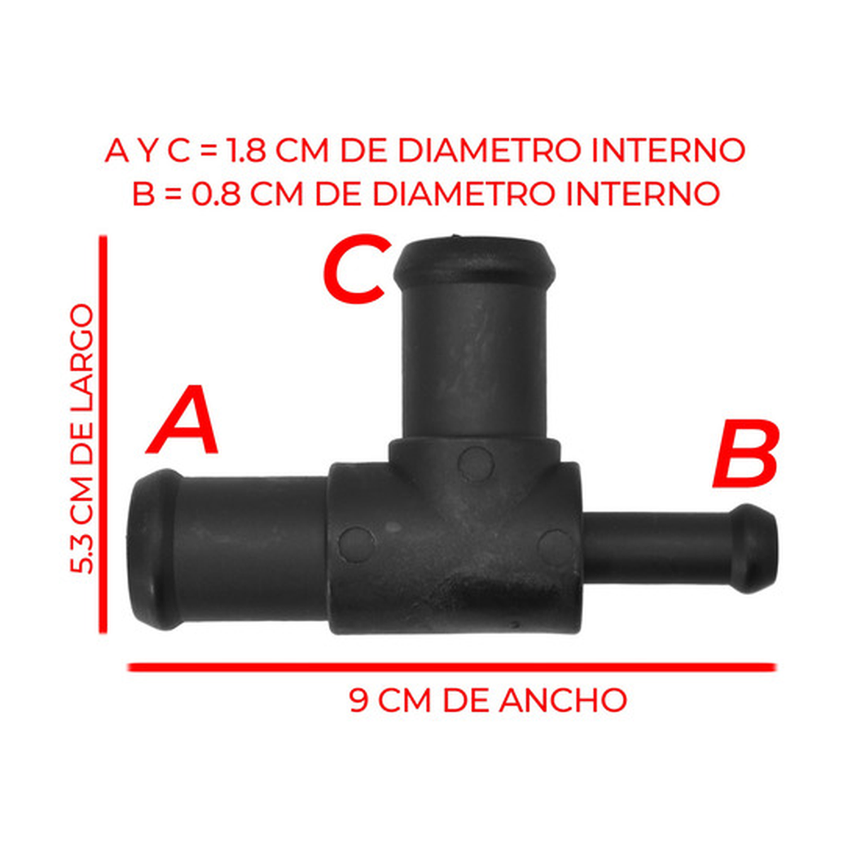 Conector calefaccion entrada US Parts 120-076