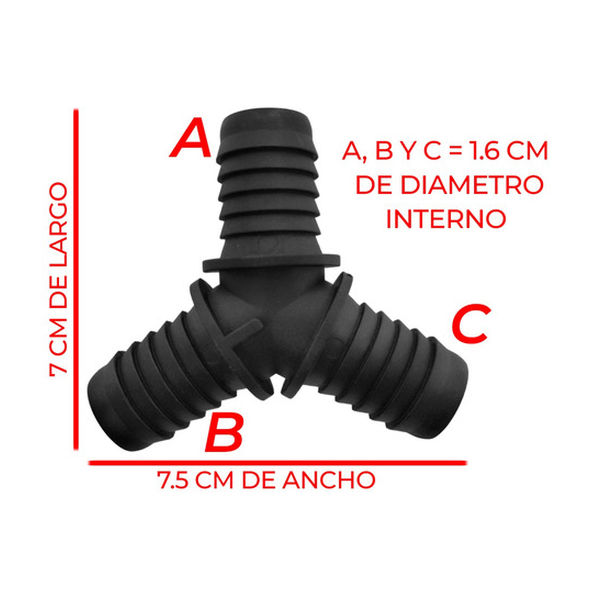 Conector manguera refrigeracion US Parts 120-082