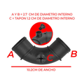 Conector radiador inferior US Parts 120-111