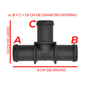 Conector refrigeracion tee US Parts 120-113