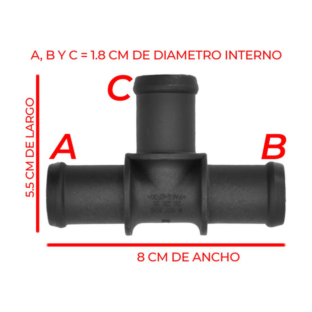 Conector refrigeracion tee US Parts 120-113