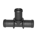 Conector, calefacción, tee 3/4 para manguera universal negro US Parts 120-128