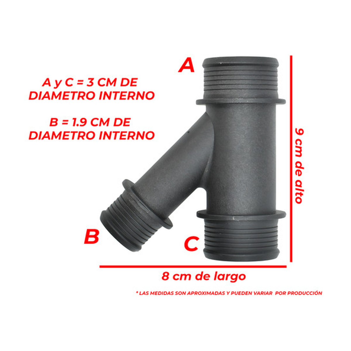 Conector manguera radiador superior y US Parts 120-154
