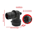 Conector manguera calefacción salida US Parts 120-159