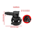 Conector manguera deposito 90° US Parts 120-166