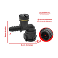 Conector manguera deposito A radiador US Parts 120-169