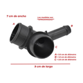Conector manguera radiador inferior fusion 2.0l 13-16 / 2.5l US Parts 120-180