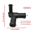 Conector manguera refrig. para versa 12-19 note 1.6l 14-17 US Parts 120-182