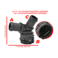 Conector manguera brida refrigerante US Parts 120-196