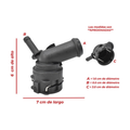 Conector manguera calefacción US Parts 120-198