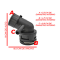 Conector manguera radiador superior US Parts 120-207