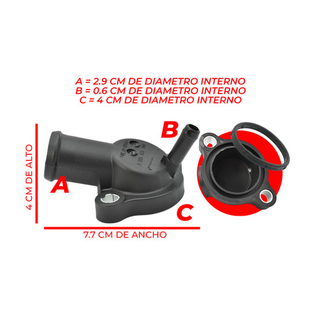 Conector manguera toma de agua US Parts 120-214