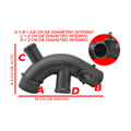 Conector manguera radiador superior US Parts 120-215